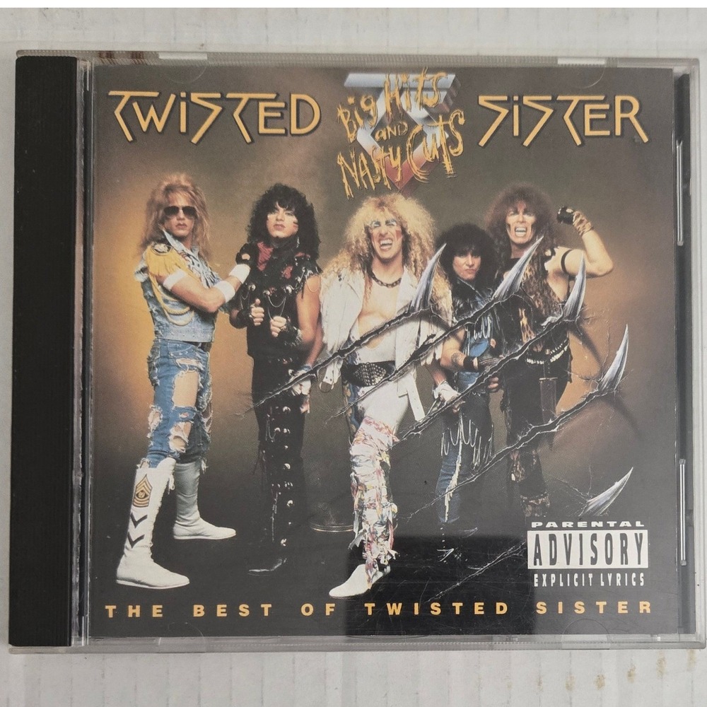 Twisted Sister Big Hits And Nasty Cuts CD 1992 VTG Best Of BMG Pressing Metal